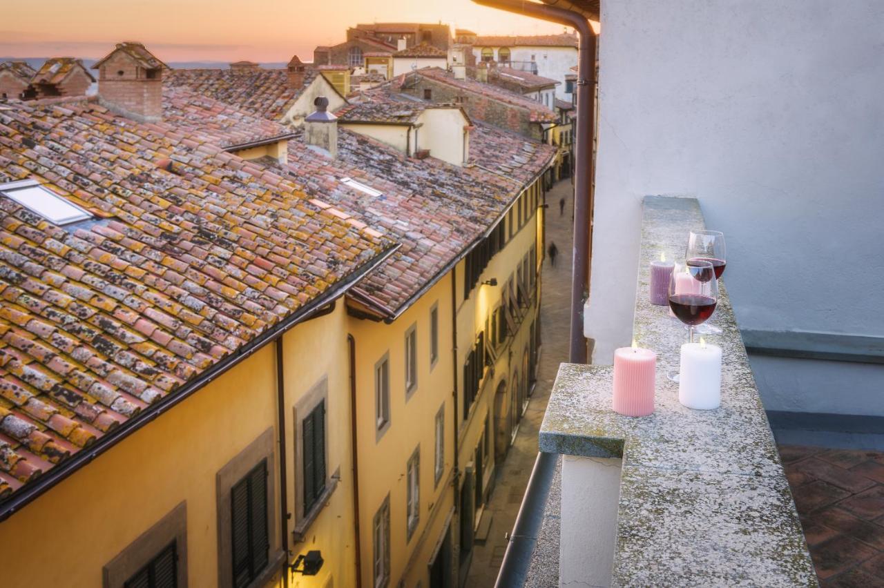 Appartamento Terrazza Silena, centro storico con vista Cortona! Esterno foto