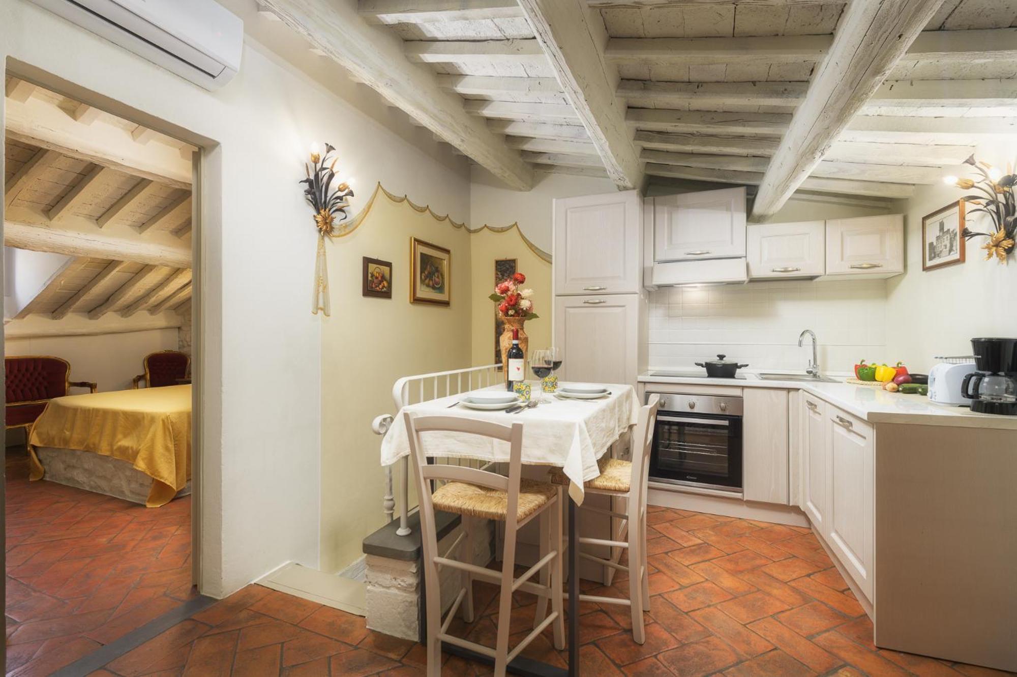 Appartamento Terrazza Silena, centro storico con vista Cortona! Esterno foto