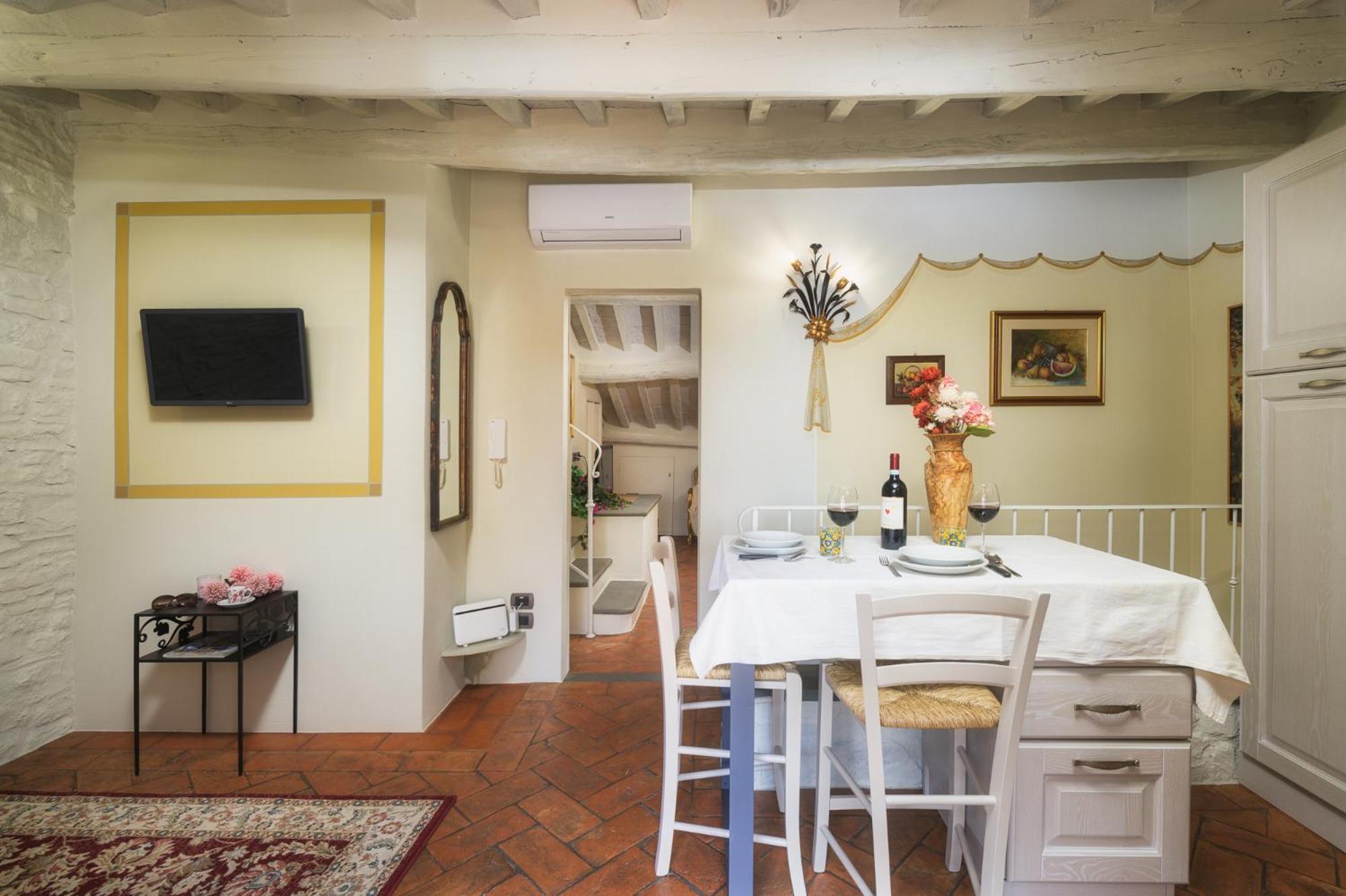 Appartamento Terrazza Silena, centro storico con vista Cortona! Esterno foto